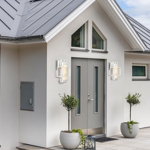 Modern Outdoor Wall Porch Lights 2 Pack (2 Count)