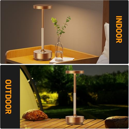 LED Cordless Table Lamp Rechargeable (2 Count)