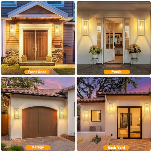 19" Large Outdoor Wall Light Fixtures