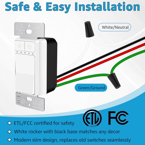 Dimmer Switch for LED Lights (2 Count)