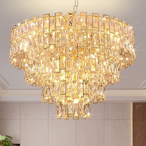 32" Luxury Crystal Chandelier for Dining Room