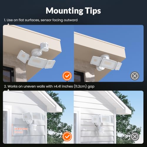 LED Security Light Motion Sensor Outdoor Lights