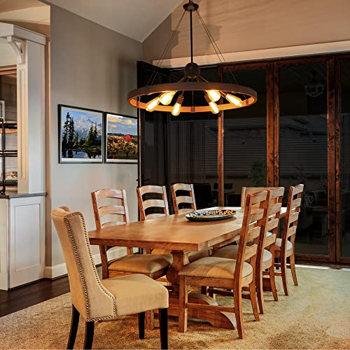 31.5'' Farmhouse Chandeliers for Dining Room