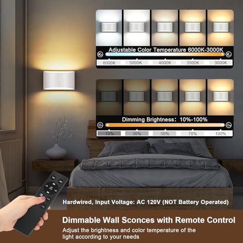 Modern LED Wall Sconces (2 Count)
