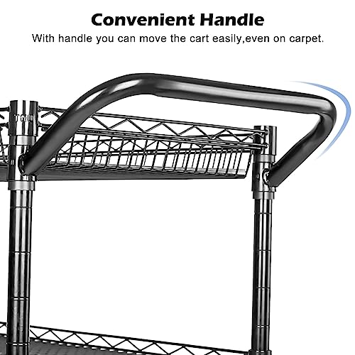 990Lbs Capacity Heavy Duty Rolling Utility Cart