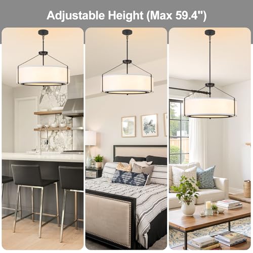 23Inches Drum Chandeliers