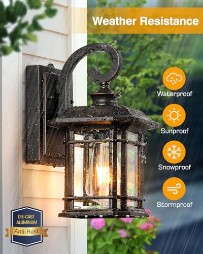 Exterior Lighting Fixtures Dusk to Dawn (2 Count)