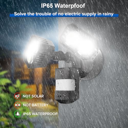 28W 3500LM Motion Sensor Outdoor Lights