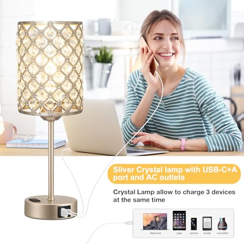 Champagne Gold Lamps for Night Stands