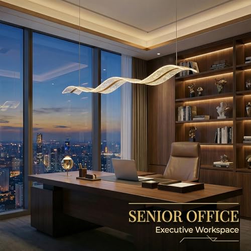 Wave Shaped Pendant Light