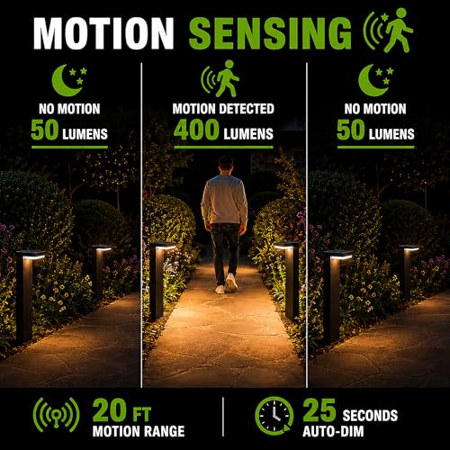 Premium Solar Pathway Lights Outdoor (2 Count)