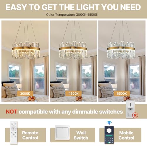 Modern LED Crystal Chandelier