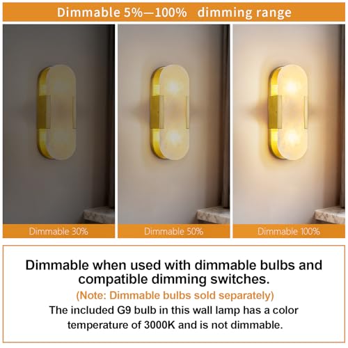 Natural Alabaster Wall Sconces