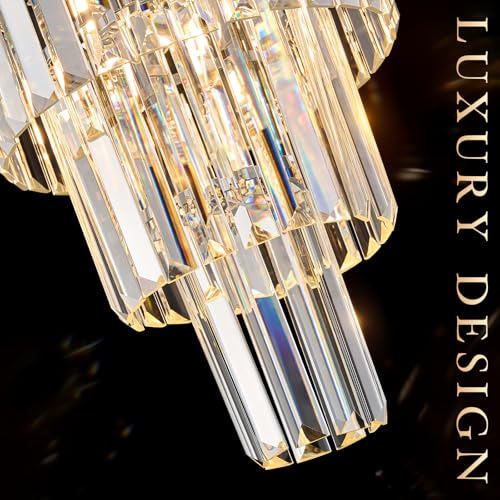 12" Modern Crystal Chandeliers