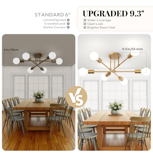 Modern Sputnik Chandelier Ceiling Light Fixtures