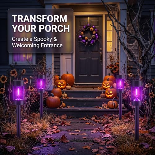 Halloween Solar Pathway Lights Outdoor Waterproof (12 Count)