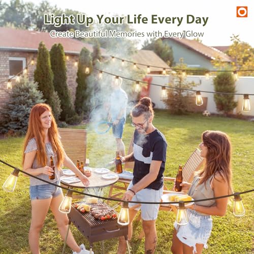 102(96+6) FT Solar String Lights Waterproof, 48+4 LED Shatterproof (102 Foot)