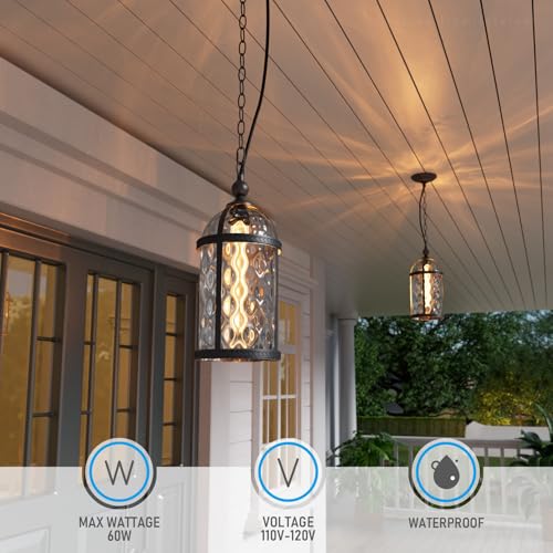 18 Inch Outdoor Pendant Light