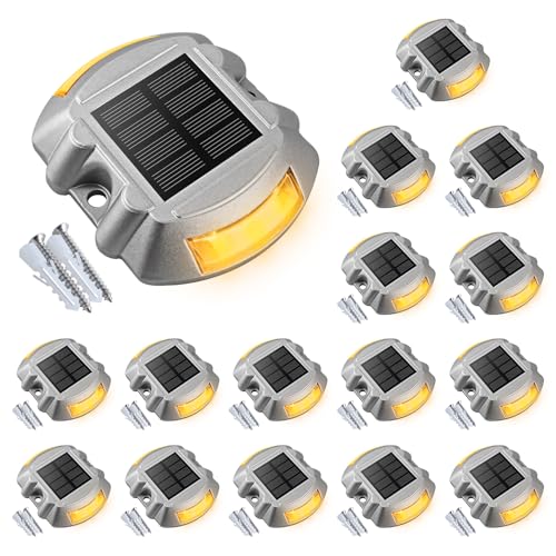 Solar Deck Driveway Dock Lights (16 Count)