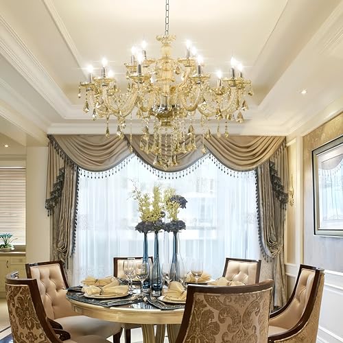 Luxury K9 Crystal Chandelier 15 Light