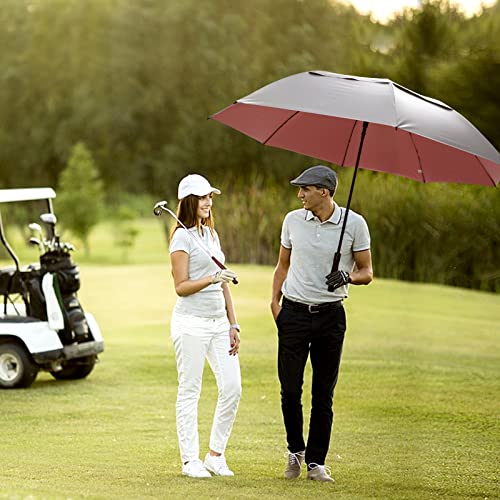 UV Golf Beach Umbrella 68”Auto Open Extra Large Sun Shade Umbrellas