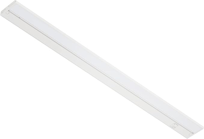 LAGOM Halo Under Cabinet Light, 30‑Inch Hardwired Dimmable LED, 2700K/4000K/5000K, Power Cord Sold Separately, White, UC0130WH27