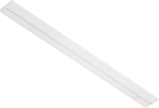LAGOM Halo Under Cabinet Light, 30‑Inch Hardwired Dimmable LED, 2700K/4000K/5000K, Power Cord Sold Separately, White, UC0130WH27