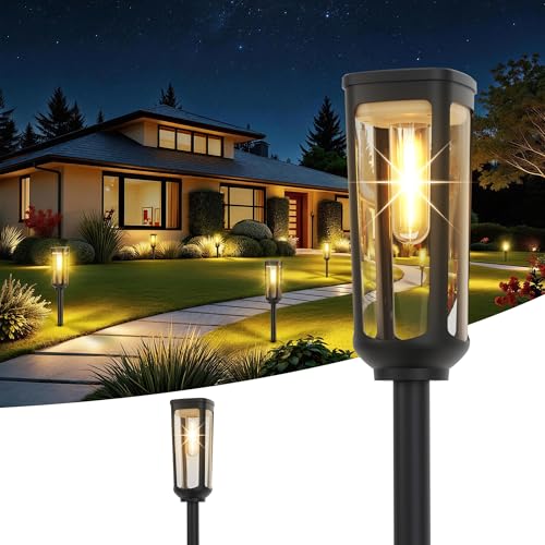 Solar Pathway Lights Outdoor Waterproof (2 Count)