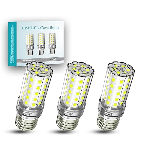 E26 led Light Bulb 10W 6500K Daylight White 1100 Lumen (3 Count)