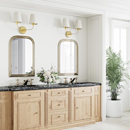 Bathroom Light Fixtures Over Mirror (Gold / 2 Light)