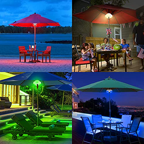 Color Changing Patio Umbrella Light