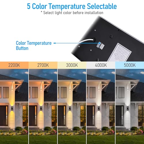 2 Pack Dimmable LED Up Down Wall Light (2 Count)