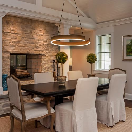 Modern Wood Chandelier