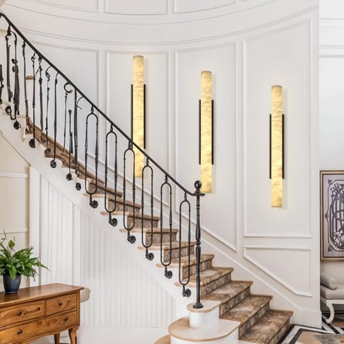 Natural Alabaster Wall Sconces
