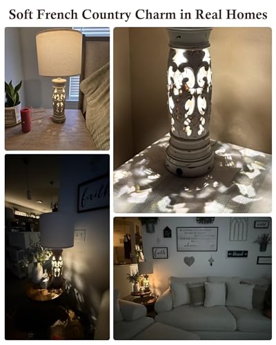 27.25” Farmhouse Table Lamps Set of 2 (2 Count)