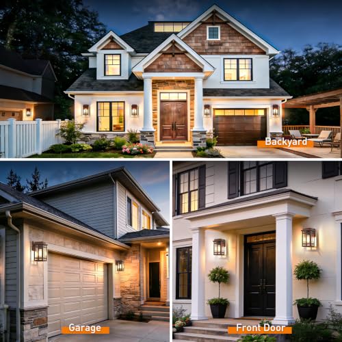 9.76'' Outdoor Wall Light Fixtures 2 Packs (2 Count)