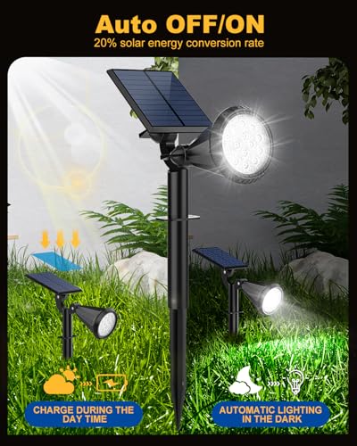 Solar Spot Lights Outdoor (8 Count)