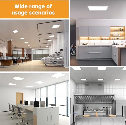 2x4 LED Flat Panel Light Drop Ceiling Office Fixture (48 Count)