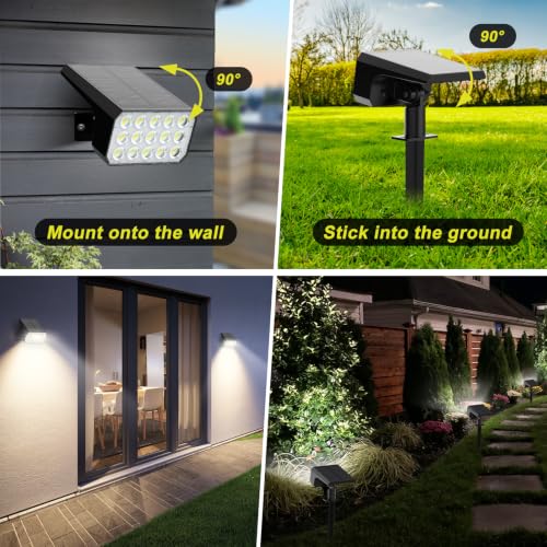 Solar Spot Lights Outdoor (8 Count)