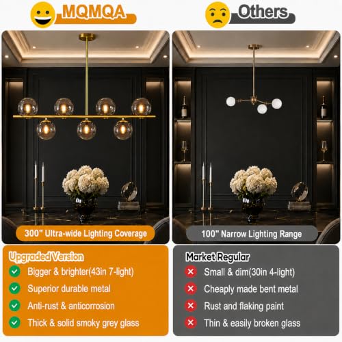 Globe Modern Sputnik Chandeliers for Dining Room Chandelier