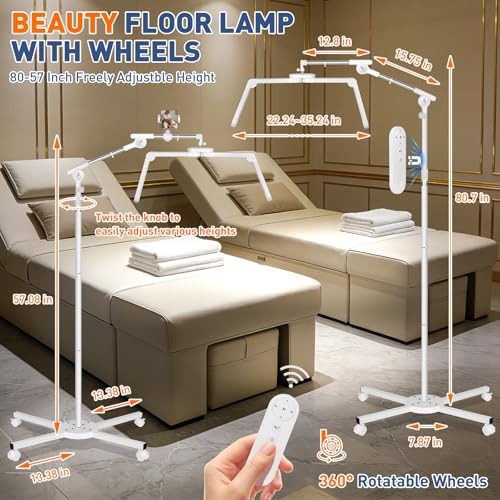 Half Moon Light for Eyelash Extensions Lash Tech Lamp Phone Holder