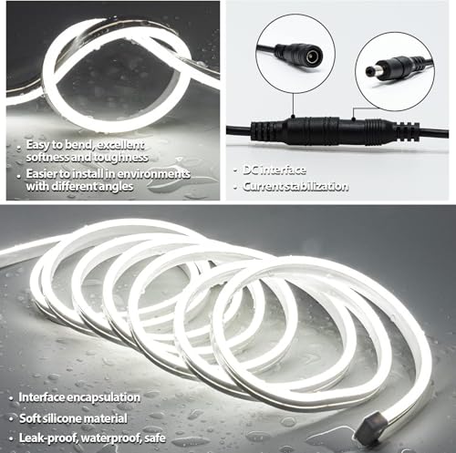 White 6000k Mirror Light
