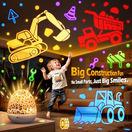 Excavator Construction Toy Projector