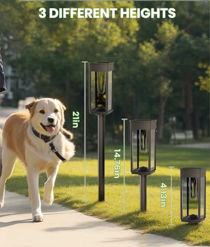 Bright Solar Lights Outdoor Waterproof IP65 (4 Count)
