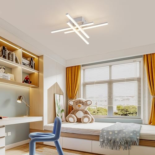 Modern Flush Mount LED Ceiling Light Fixture