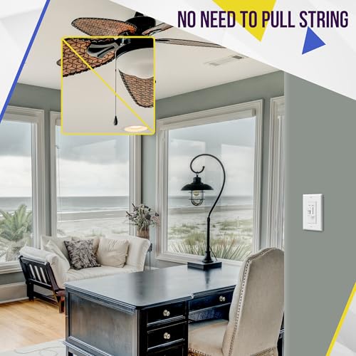 3 Speed Ceiling Fan and LED Dimmer Switch (2 Count)
