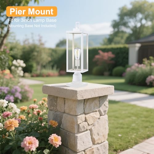 Outdoor Post Light Fixture (2 Count)