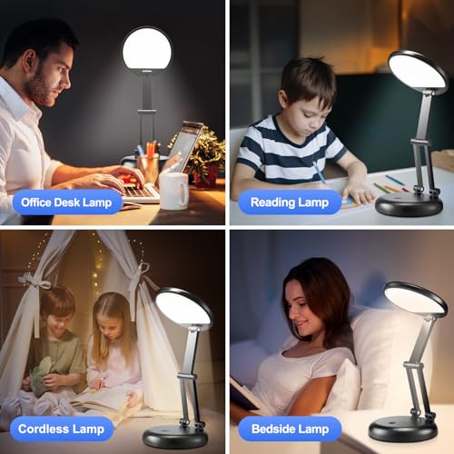 Desk Lamps for Home Office Rechargeable 3600mAh