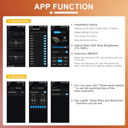 Smart Motion Sensor Stair Lights