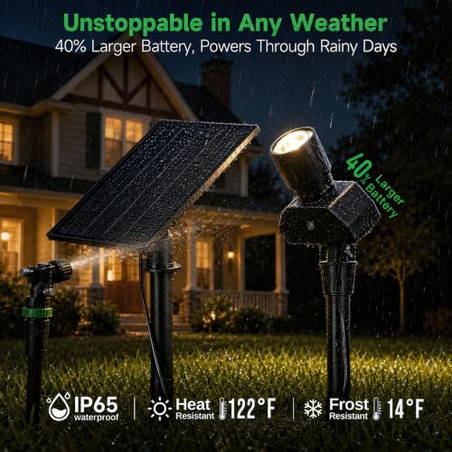Solar Spot Lights Outdoor (2 Count)